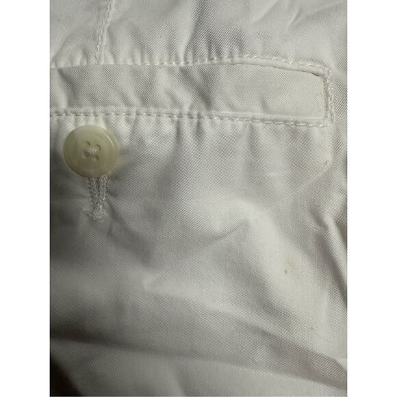 Original Penguin White Flat Front Slim Fit Cotton Shorts Men’s Size 30 See Notes - Picture 14 of 16